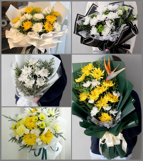 广东揭阳市普宁市南径镇圩脚村白事花束代送